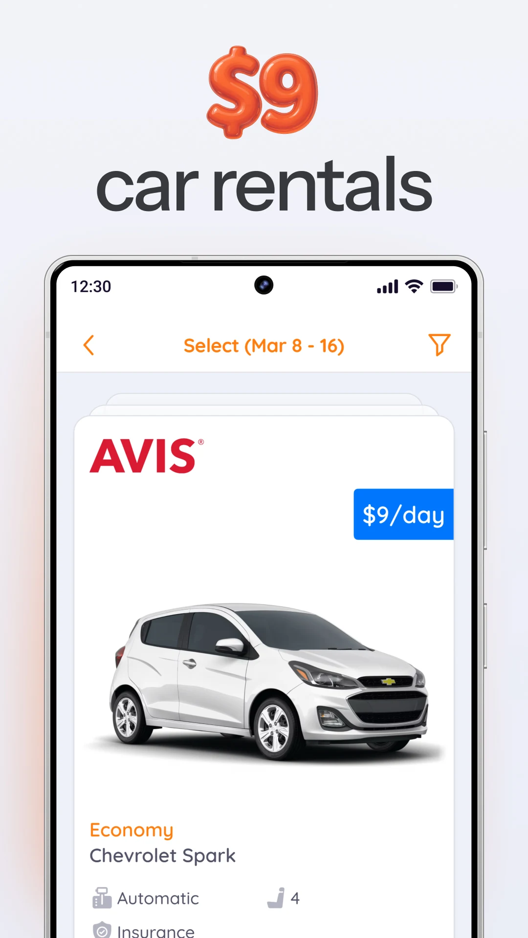 Carla Car Rental - Rent a Car screenshot